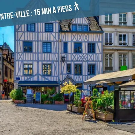 Voyage Au Calme à 10 Minutes Du Centre Avec Parking Inclus Et Fibre, Idéal Solo Et Pro