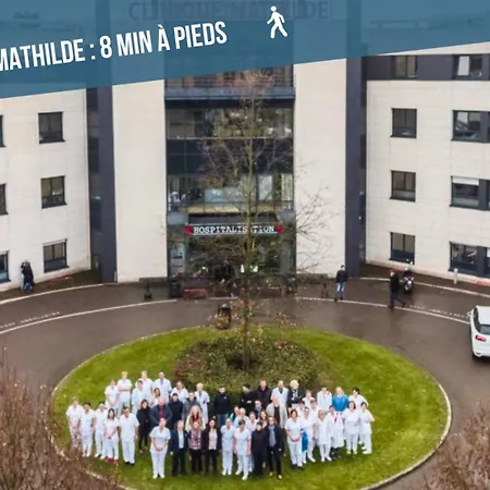 Voyage Au Calme A 10 Minutes Du Centre Avec Parking Inclus Et Fibre, Ideal Solo Et Pro Apartament Rouen