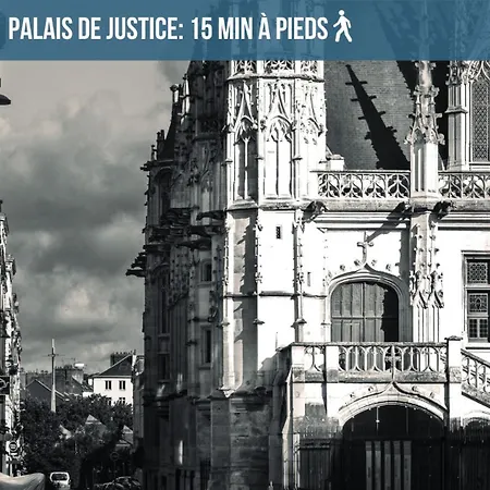 Voyage Au Calme à 10 Minutes Du Centre Avec Parking Inclus Et Fibre, Idéal Solo Et Pro Appartement