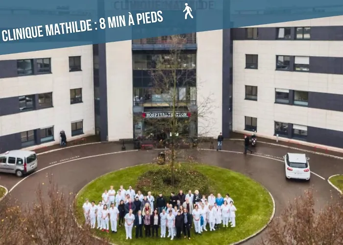 Voyage Au Calme A 10 Minutes Du Centre Avec Parking Inclus Et Fibre, Ideal Solo Et Pro Apartment Rouen