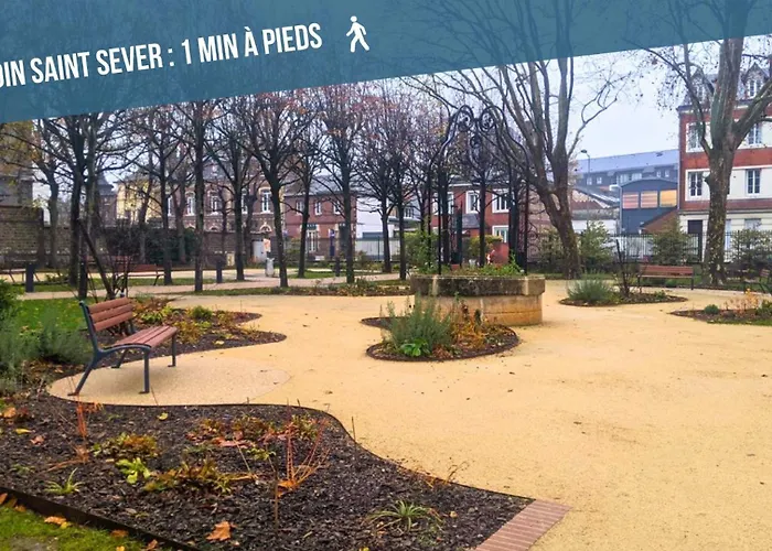 아파트 Voyage Au Calme A 10 Minutes Du Centre Avec Parking Inclus Et Fibre, Ideal Solo Et Pro