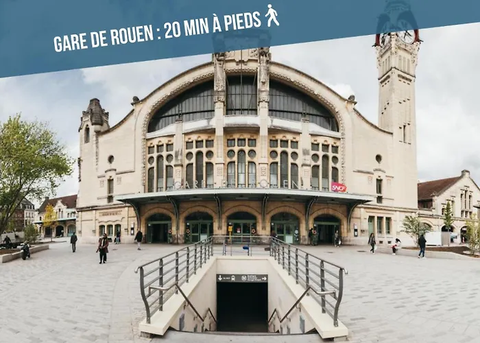 Apartment Voyage Au Calme A 10 Minutes Du Centre Avec Parking Inclus Et Fibre, Ideal Solo Et Pro